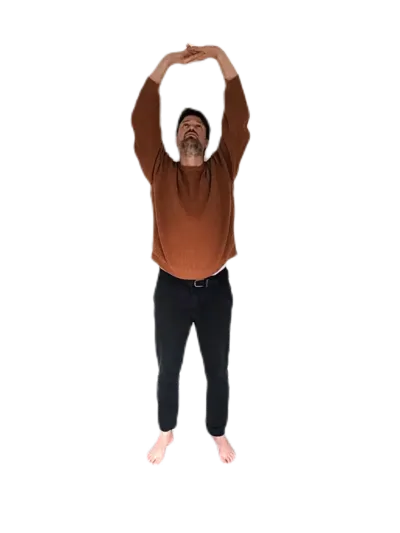 Twee handen houden de hemel vast - Qigong oefening