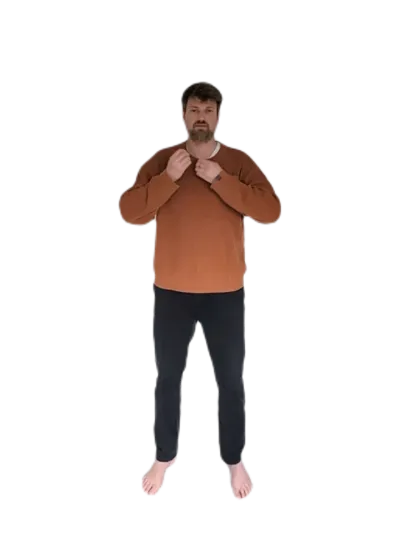 De borst kloppen (De Tarzan) - Qigong oefening